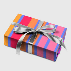 Бумага для упаковки Теплые цветные полосы, цвет: 3D-принт — фото 2