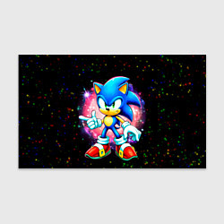 Бумага для упаковки Sonic in space, цвет: 3D-принт