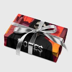 Бумага для упаковки Bones скелет, цвет: 3D-принт — фото 2