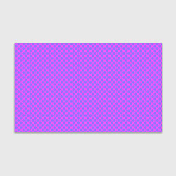 Бумага для упаковки Розовый сиреневый узор в клетку и горох, цвет: 3D-принт