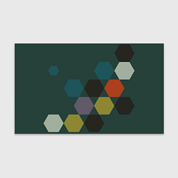 Бумага для упаковки Кластер зеленая ночь, цвет: 3D-принт