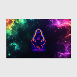 Бумага для упаковки Bones медитация в космосе, цвет: 3D-принт