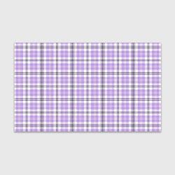 Бумага для упаковки Checkered light purple, цвет: 3D-принт