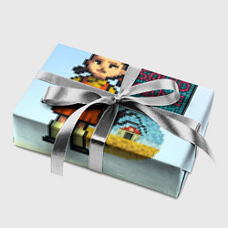 Бумага для упаковки Игра в кальмара пиксельный стиль, цвет: 3D-принт — фото 2