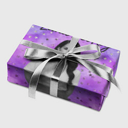 Бумага для упаковки Lana Del Rey в черно-белом, цвет: 3D-принт — фото 2