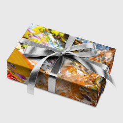 Бумага для упаковки Живая Абстракция: Поток Цветов и Форм в Постоянном, цвет: 3D-принт — фото 2