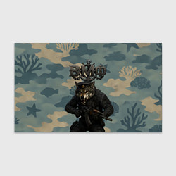 Бумага для упаковки ВМФ пехотинец волк, цвет: 3D-принт