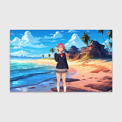 Бумага для упаковки Дандадан Сиратори Айра с ракушкой в руках, цвет: 3D-принт