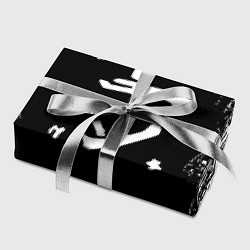 Бумага для упаковки Doom краска белая текстура, цвет: 3D-принт — фото 2