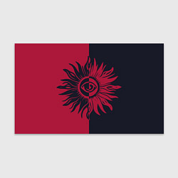 Бумага для упаковки Солнце красно-синее, цвет: 3D-принт