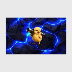 Бумага для упаковки Цыпленок с базукой, цвет: 3D-принт