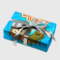 Бумага для упаковки Молоко и огурец - идеальная пара, цвет: 3D-принт — фото 2