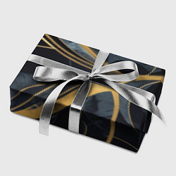 Бумага для упаковки Мраморный узор с золотыми полосками, цвет: 3D-принт — фото 2