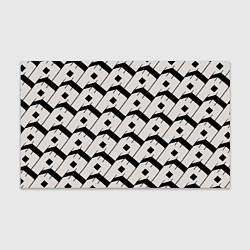 Бумага для упаковки Три буквы: чёрные, цвет: 3D-принт