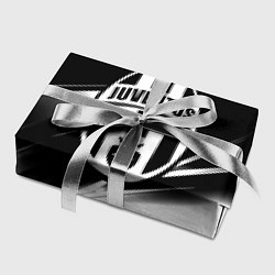 Бумага для упаковки Juventus geometry stripes black, цвет: 3D-принт — фото 2