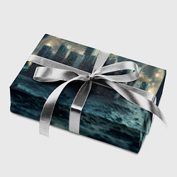 Бумага для упаковки Высотки на чужой планете, цвет: 3D-принт — фото 2