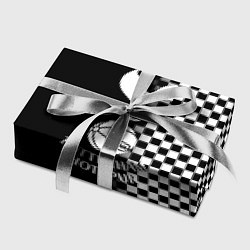 Бумага для упаковки Тоттенхэм клетка шахматная, цвет: 3D-принт — фото 2