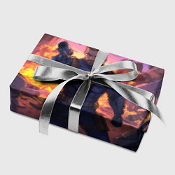 Бумага для упаковки Fallout седьмой на фоне взрывов, цвет: 3D-принт — фото 2