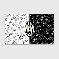 Бумага для упаковки Ювентус автографы полосы, цвет: 3D-принт