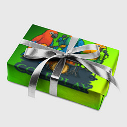 Бумага для упаковки Coldplay группа из попугаев, цвет: 3D-принт — фото 2