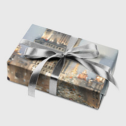 Бумага для упаковки Зимняя Москва, цвет: 3D-принт — фото 2