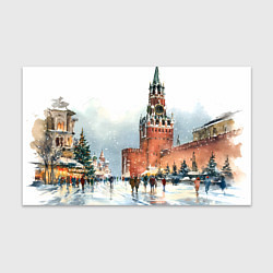 Бумага для упаковки Новогодний Кремль, цвет: 3D-принт