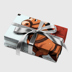 Бумага для упаковки Лошадка везет новогодние подарки, цвет: 3D-принт — фото 2