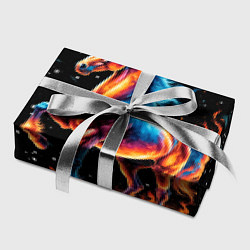 Бумага для упаковки Лошадь на снегу, цвет: 3D-принт — фото 2