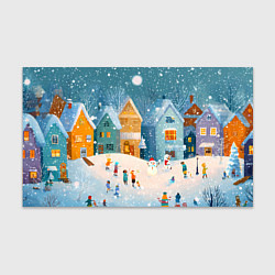 Бумага для упаковки Новогодние каникулы, цвет: 3D-принт