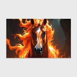 Бумага для упаковки Статная огненная лошадь, цвет: 3D-принт
