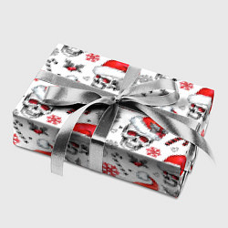 Бумага для упаковки Новогодние черепа, цвет: 3D-принт — фото 2