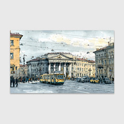 Бумага для упаковки Зимняя улица Санкт-Петербурга, цвет: 3D-принт