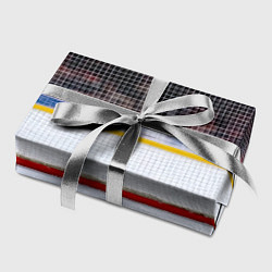 Бумага для упаковки Хоккейные ворота на льду, цвет: 3D-принт — фото 2