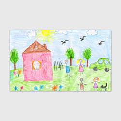 Бумага для упаковки Детские рисунки, цвет: 3D-принт