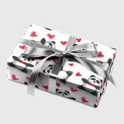 Бумага для упаковки Любимые панды, цвет: 3D-принт — фото 2