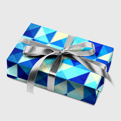 Бумага для упаковки Синяя геометрия, цвет: 3D-принт — фото 2