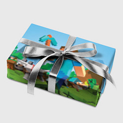 Бумага для упаковки Minecraft Summer, цвет: 3D-принт — фото 2
