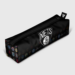 Пенал для ручек Brooklyn Nets 1, цвет: 3D-принт