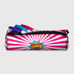 Пенал для ручек Super Girl, цвет: 3D-принт — фото 2