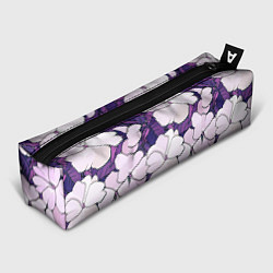 Пенал для ручек Фиолетовые цветы, цвет: 3D-принт