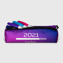 Пенал для ручек Новый год 2021, цвет: 3D-принт — фото 2