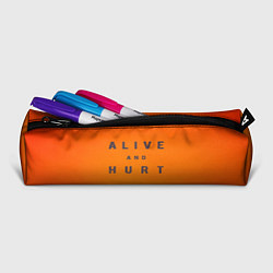 Пенал для ручек Alive and hurt, цвет: 3D-принт — фото 2