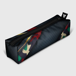 Пенал 3D Dark red & black