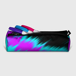 Пенал для ручек НЕОНОВЫЕ ПОЛОСЫ И НИЧЕГО ЛИШНЕГО NEON STRIPES, цвет: 3D-принт — фото 2