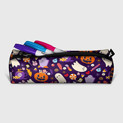 Пенал для ручек HALLOWEEN BTS BT21 PATTERN БТ21 БТС ХЕЛЛОУИН, цвет: 3D-принт — фото 2