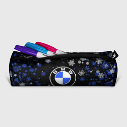 Пенал для ручек НОВОГОДНИЙ БМВ НОВЫЙ ГОД BMW, цвет: 3D-принт — фото 2