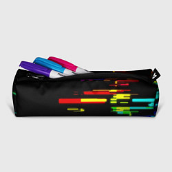 Пенал для ручек Color fashion glitch, цвет: 3D-принт — фото 2