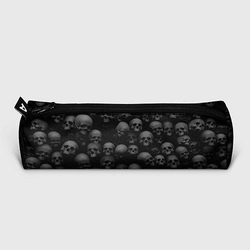 Пенал Черепа на черном фоне паттерн / 3D-принт – фото 3