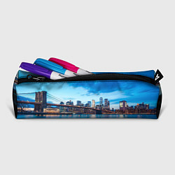 Пенал для ручек Закат в мегаполисе, цвет: 3D-принт — фото 2