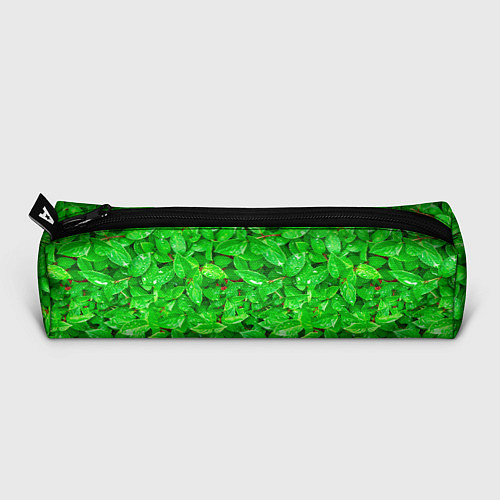 Пенал Зелёные листья - текстура / 3D-принт – фото 3